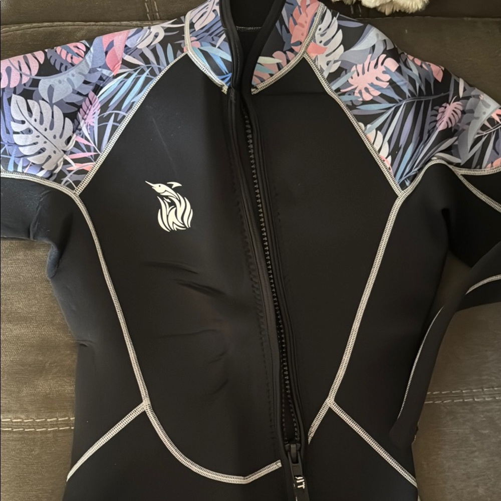 Black and Pink Wetsuit